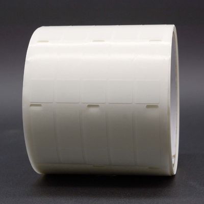 19x20-9mm Adhesive Cable Labels 2mil White Matte Translucent Water ...
