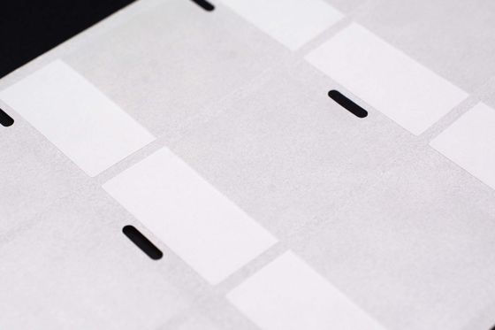25.4*38.1-12.5mm,2mil White Matte Translucent Water Resistant Vinyl Cable Label