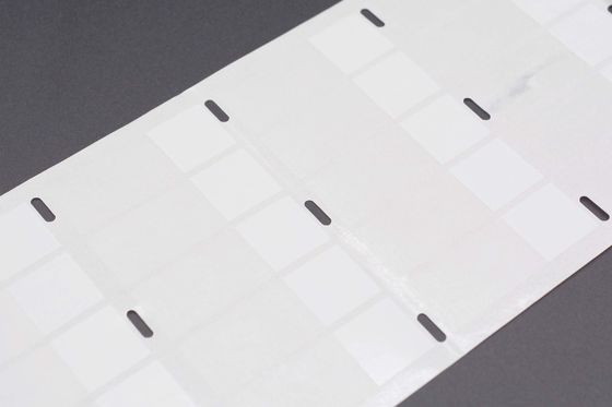 13*36-13mm 1.5mil White Matte Translucent Water Resistant Vinyl Cable Label