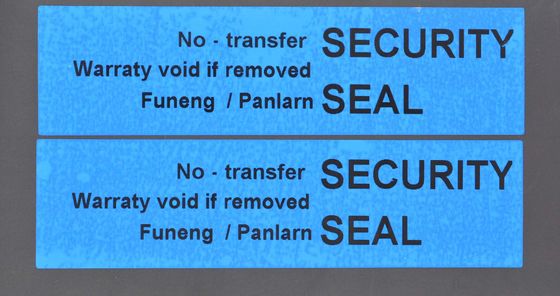 Matte Blue Tamper Proof Seal Security Sticker 56um 1mil Non-Transfer Tamper Evident Label Stiker For VOID