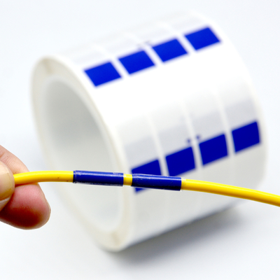 Custom Industrial Cable Labels Waterproof UV Resistant Vinyl