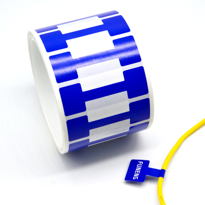 Custom Industrial Cable Labels Waterproof UV Resistant Vinyl
