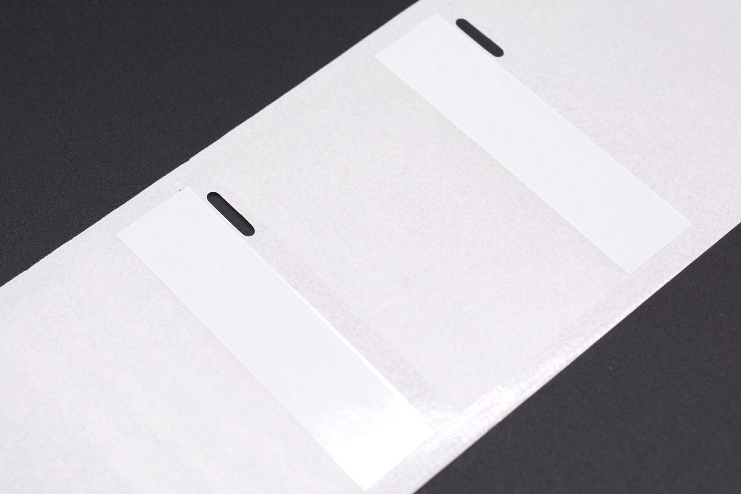 55mmx46-13mm Cable Adhesive Label 2mil White Matte Translucent Water ...