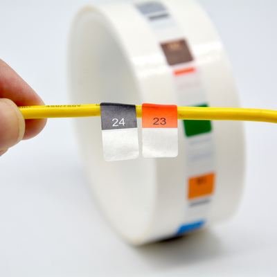 Custom Waterproof Cable Labels - Industrial Grade Strong Adhesive